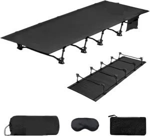 Camping Cot Compact Portable Folding Bed for Outdoor Backpacking