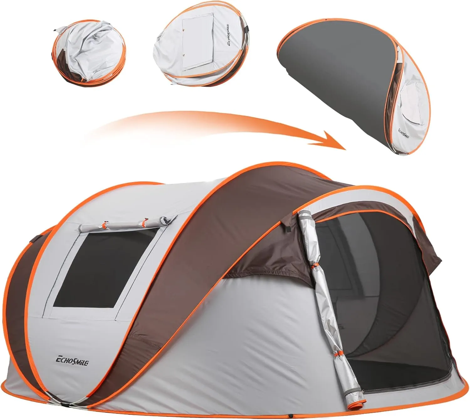 Camping Dome Tent is Suitable for 2/3/4/5 People, Waterproof, Spacious, Portable Backpack Tent, Suitable for Outdoor Camping/Hiking and Outdoor, Portable Tent