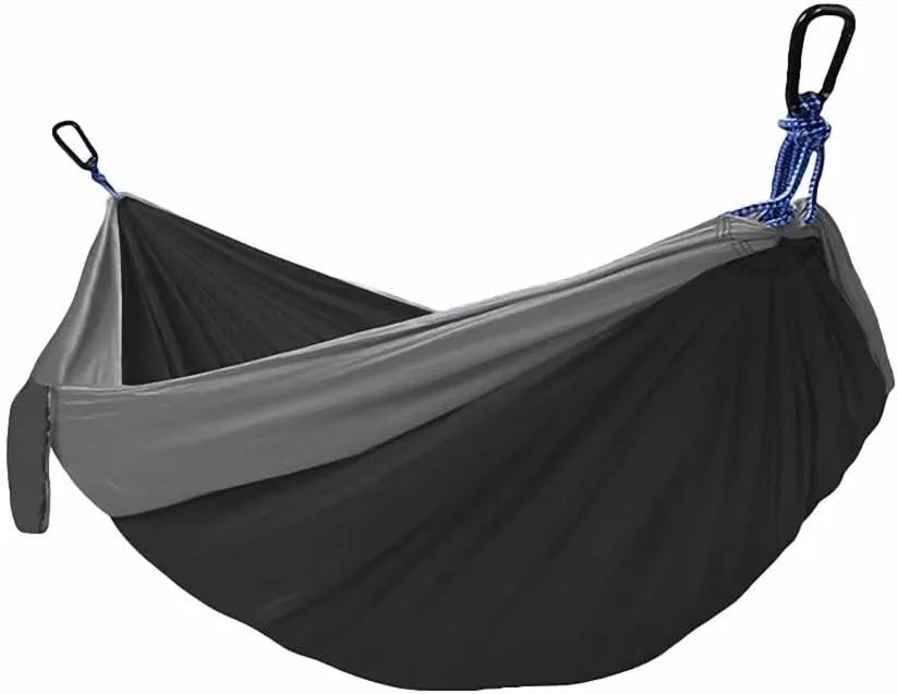 Camping Hammock with Tree Straps for Hanging, Portable Hammock with Travel Bag for Garden Outdoor Indoor Patio Backyard, 8.5x4.6 FT