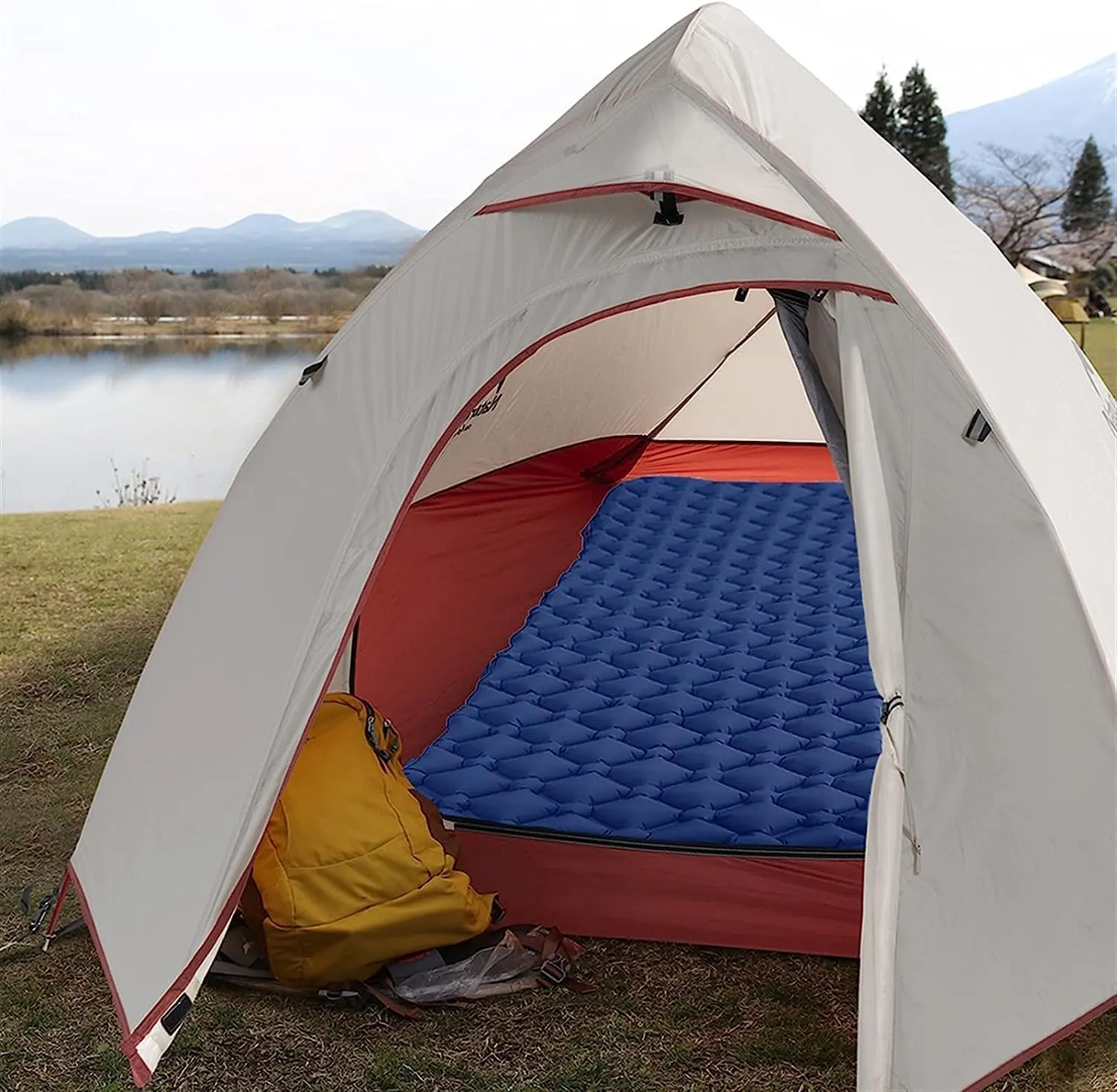 Camping Mat Inflatable Mattresses Camp Air Mattress Outdoor Mat Tent Mat, Camping Sleeping Mat (Color : Green)