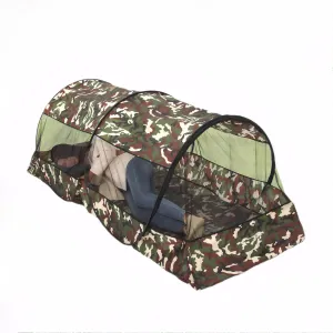 Camping Net Tent Pop Up Lightweight Mosquito Tent 2 Person Installation-Free Portable Pop-up Screen Tent Mosquito Mesh Net Tent for Camping Hiking Outdoor (Camouflage)