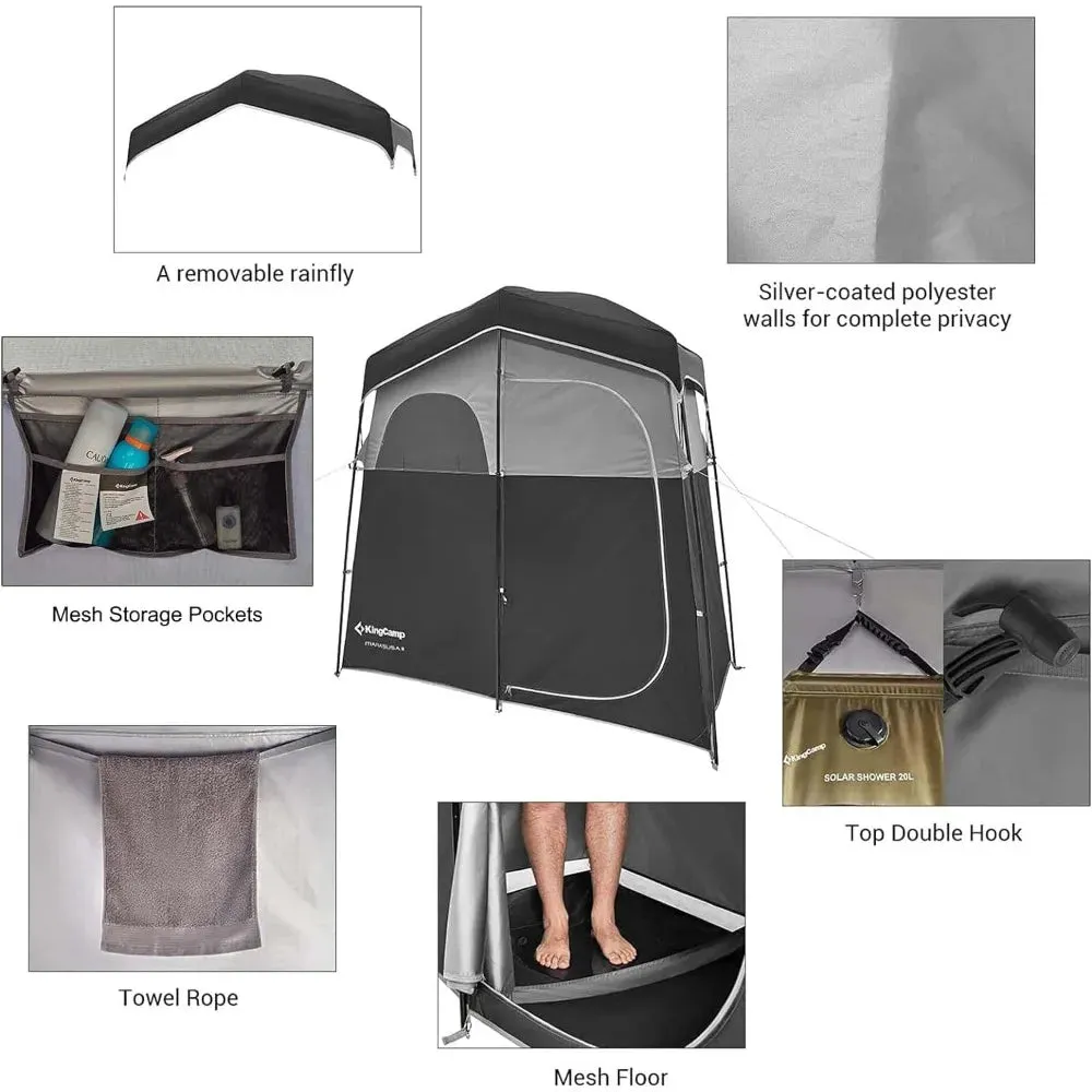 Camping Quick shipping Tent Shower Safe transactions Oversized with Floor Privacy Portable