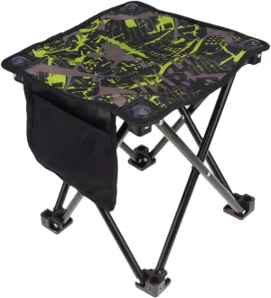 Camping Seat Folding Fishing Chair Portable Stainless Steel Stool Compact for Car for Outdoor Activities