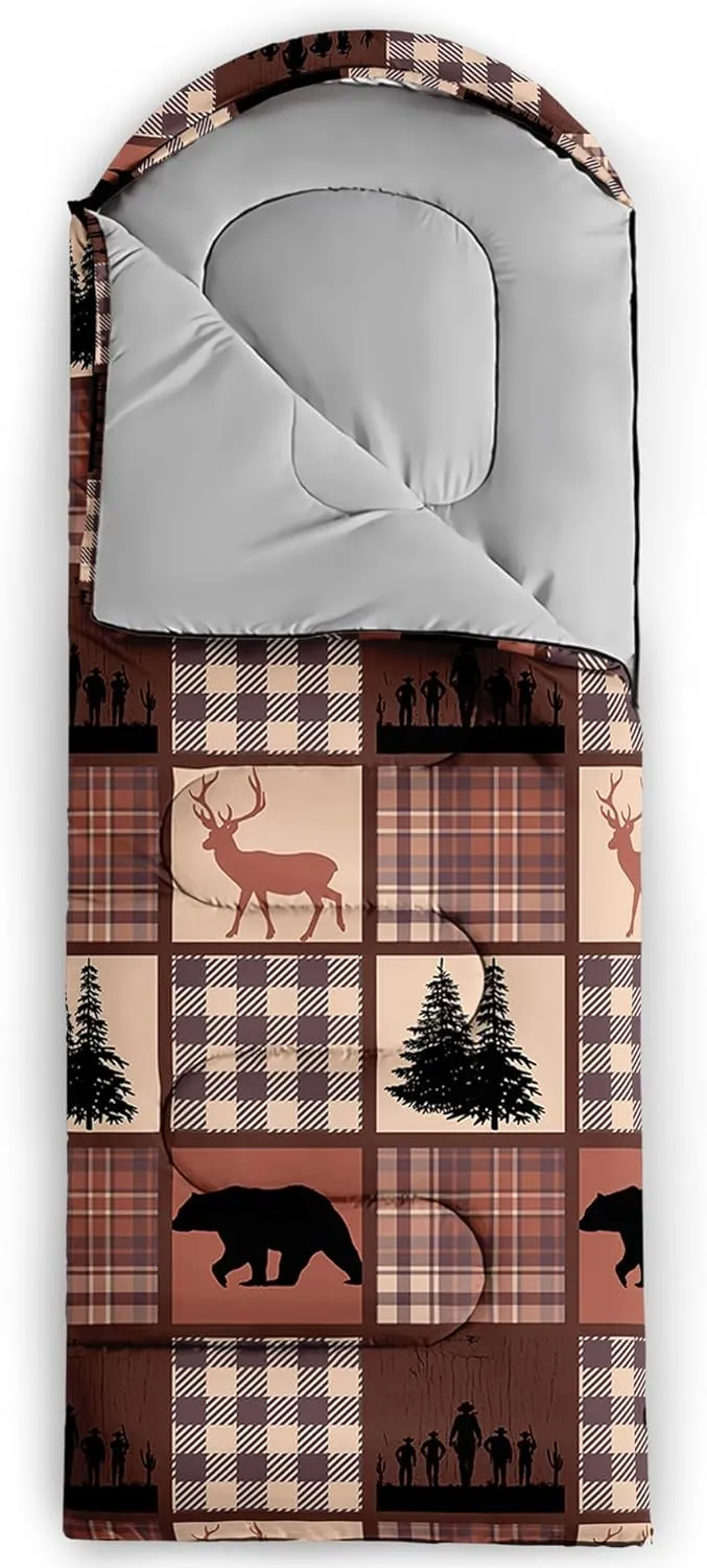 Camping Sleeping Bags,Mermaid Horse Butterfly Starry Sky 3 Season Warm & Cool Weather,Lightweight,Waterproof Sleeping Bags for Adults & Kids,Traveling,and Outdoors,Camping Gear Equipment