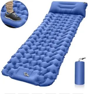 Camping Sleeping Mat Self Inflatable Mattress in Tent Camping Bed Ultralight Camping Air Mattress Sleeping Pad Hiking (c)
