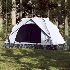 Camping Tent Dome 2-Person White Blackout Fabric Quick Release3,05KG