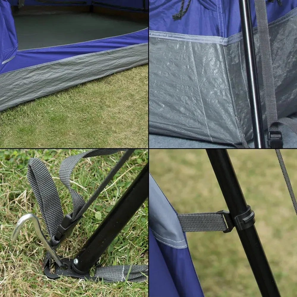 Camping Tent for 2/10 Person Lightweight & Waterproof Backpacking Tent with Removable Rain Fly for 4 Seasons Portable Dome