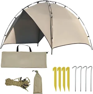 Camping Tent, Outdoor Camping Shelter, Portable Folding Canopy, Spacious Interior Design, Ventilated Panels, 240x160x140cm