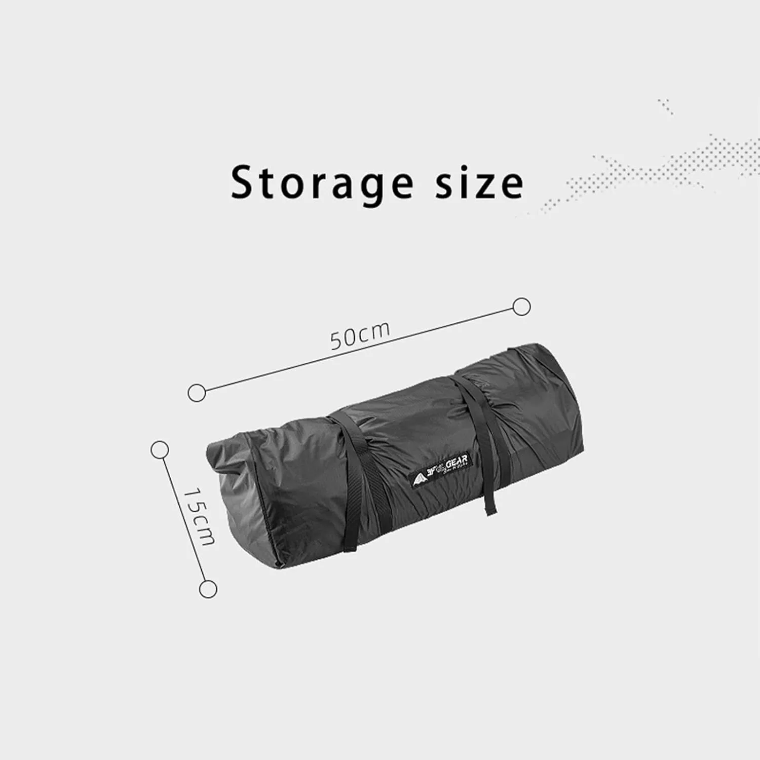 Camping Tents,Camping Tent 3-4 Season 15d/210t Outdoor Ultralight Silicon Coated Nylon Waterproof Tents (Color : 15d Green, Size : 4 Season)