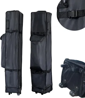 Canopy Portable Folding Bag for 10x10 Pop Up Canopy Tent, Heavy Duty Roller Bag Wheeled Bag, 10x10 FT