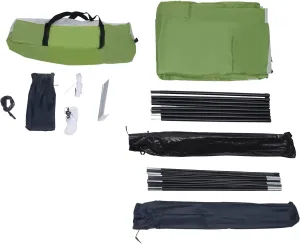 Canopy Tent Easy Set Up Sun Shade with Mesh Netting for Camping Road Trip Park Waterproof