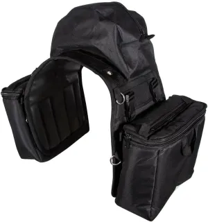 Cantle Bag with Insulated Detachable Saddle Bags | Keeps Supplies Within Reach | Insulated Side Coolers | Durable Construction | Comfortable for Horse