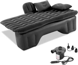 Car Air Mattress Back Seat for Acur-a R-D-X MDX,Double Side Flocking Car Bed Portable Air Mattress Car Sleeping Mattress Car Accessories Cars Camping Bed,Black