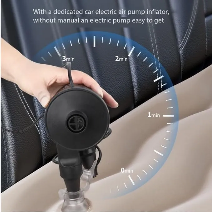 Car Air Mattress Back Seat for Buick Encore GX,Double Side Flocking Car Bed Portable Air Mattress Car Sleeping Mattress Car Accessories Cars Camping Bed,Grey