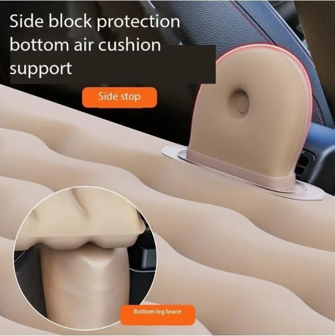 Car Air Mattress Back Seat for Ford Ranger,Double Side Flocking Car Bed Portable Air Mattress Car Sleeping Mattress Car Accessories Cars Camping Bed,Off White