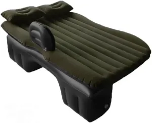 Car Air Mattress for Subaru Tribeca 2006–2014, Inflatable Back Seat Sleeping Pad with Pump & 2 Pillows, Folding Portable Camping Bed for Travel& Road Trips,Black