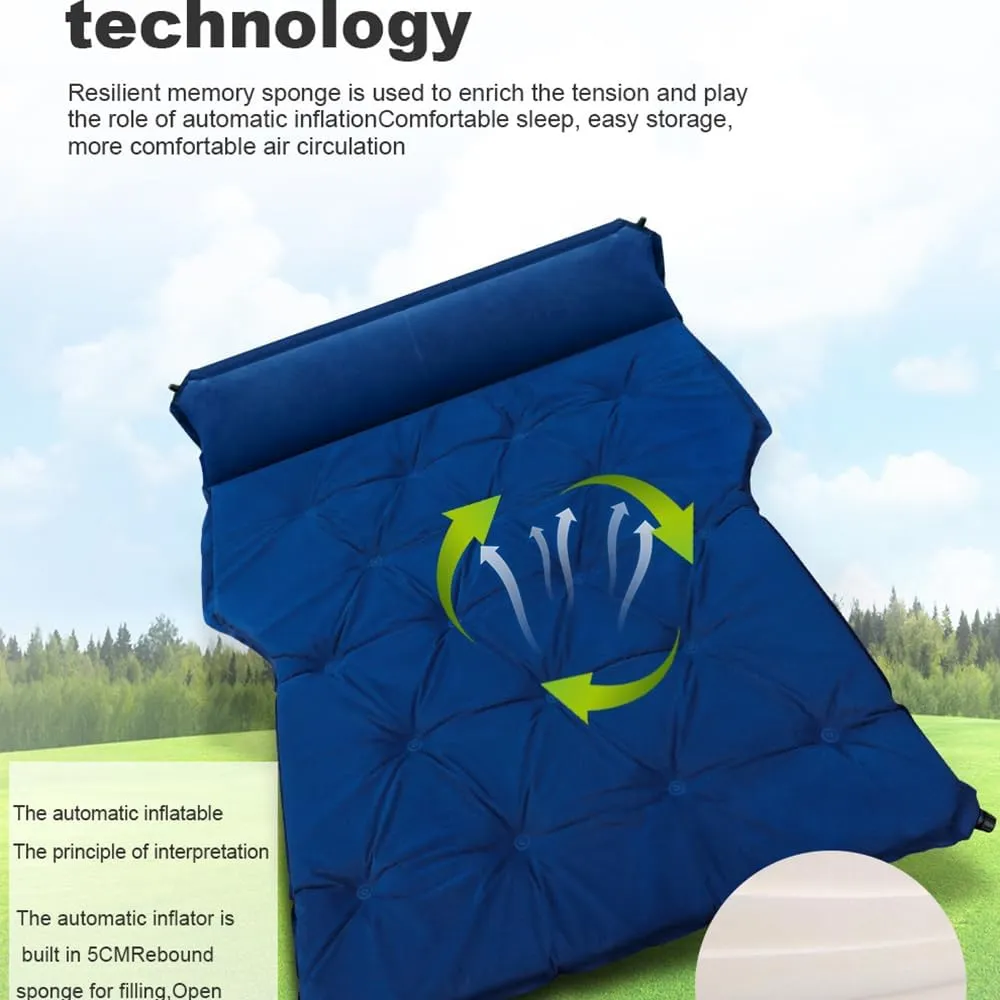 Car Air Mattresses for VW T4 T5 T6, Portable Bed Cushion Bedding Camping Hiking Inflatable Pillow Multifunctional Accessories Outdoor,B