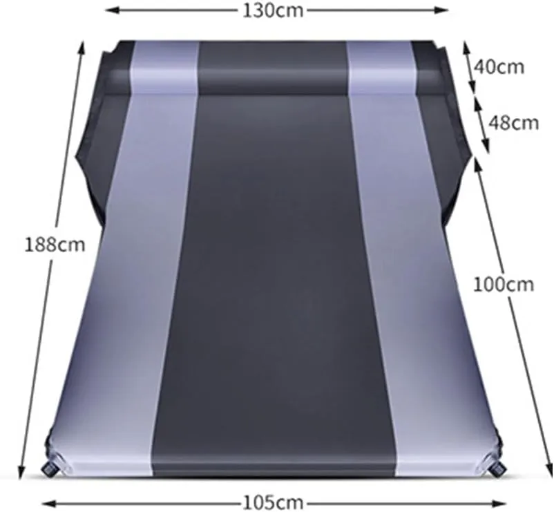 Car Inflatable Mattres for Toyota FJ Cruiser 2007-2023 Thickened Inflatable Back Seat Bed Outdoor Camping Sleeping Pad Portable Travel Mattress,Blue