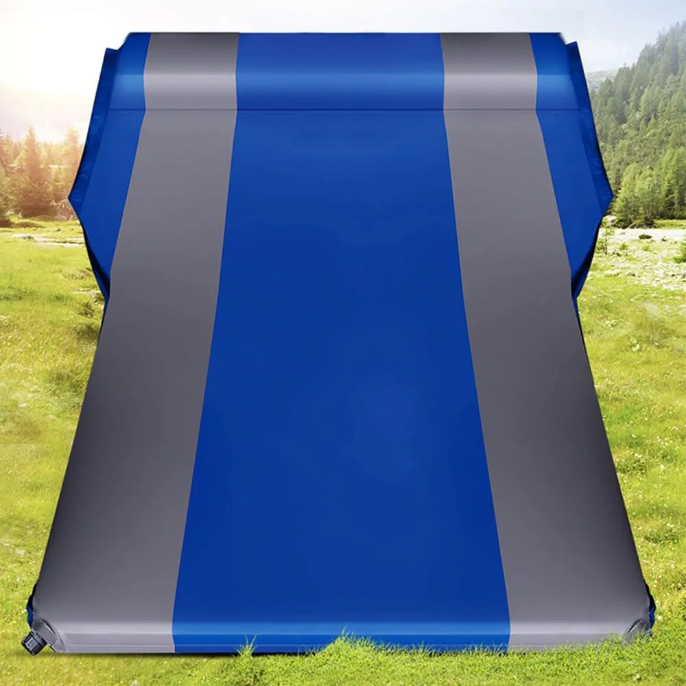 Car Inflatable Mattres for Toyota FJ Cruiser 2007-2023 Thickened Inflatable Back Seat Bed Outdoor Camping Sleeping Pad Portable Travel Mattress,Blue