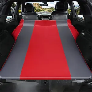 Car Inflatable Mattress for Audi A6 2019 2020 2021 2022 2023 2024 Self Inflating Sleeping Pad Thickened Air Bed Cushion Camping Travel Mattress Multifunctional,Red
