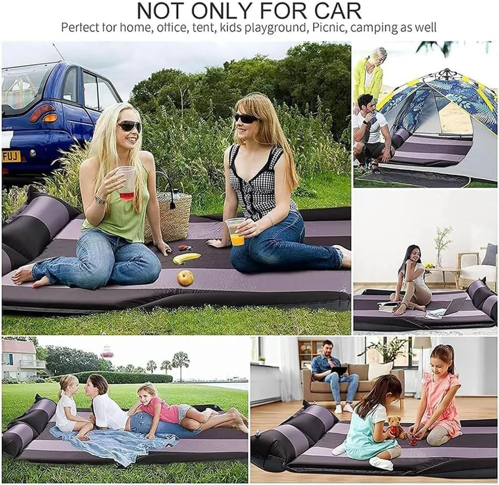 Car Inflatable Mattress, for Chevrolet Trax 2024-2025 Outdoor Camping Travel Portable Sleeping Pad AdjustableWear Resistant, Auto Accessories,A-Black