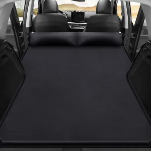 Car Inflatable Mattress for Equinox/GMC Terrain 2018 2019 2020 2021 2022 2023 2024 Portable Air Sleeping Bed with Pillow Camping Travel Cot Inflatable Trunk Sleeping Pad,Black