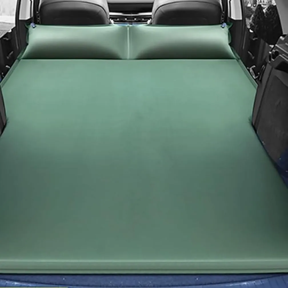 Car Inflatable Mattress, for Subaru Forester 2014-2018 Outdoor Camping Travel Portable Sleeping Pad AdjustableWear Resistant, Auto Accessories,F-Green