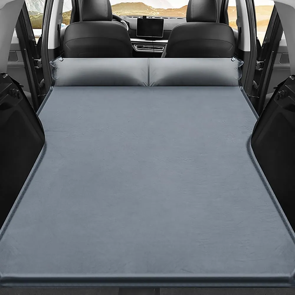 Car Inflatable Mattress for Suburban/GMC Yukon XL 2021 2022 2023 2024 Portable Air Sleeping Bed with Pillow Camping Travel Cot Inflatable Trunk Sleeping Pad,Grey1