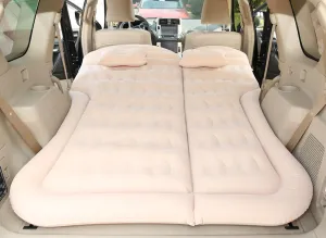 Car Mattress for Land Rover Defender 130 (L663) 2022 2023 2024 2025, Portable Multifunctiona Outdoor Travel Nflatable Bed with Air Pump and Storage Bag Accessories,Beige