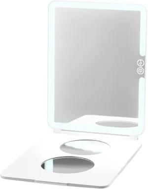 CASE-MATE LuMee Studio - LED Portable White Light Makeup Mirror - Lightweight - 3 Light Modes - Travel-Friendly - White