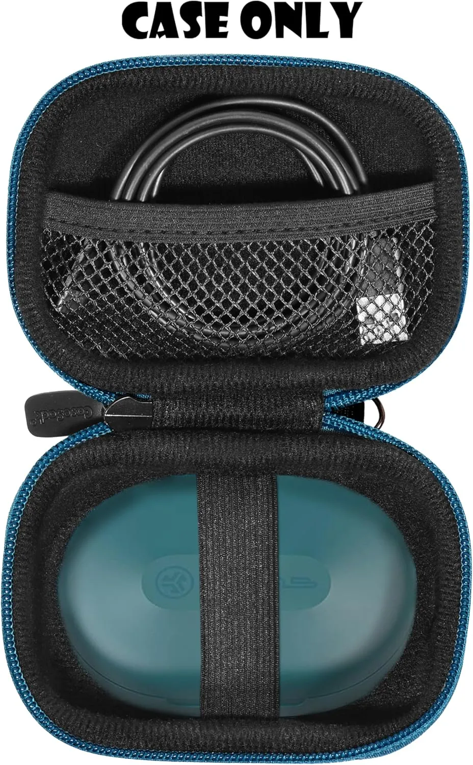 CaseSack Case for JLab Go Air Sport, Air Sport, Air Sport  , JLab Go, JBuds Sport ANC 4, Epic Sport ANC 3 (Teal)