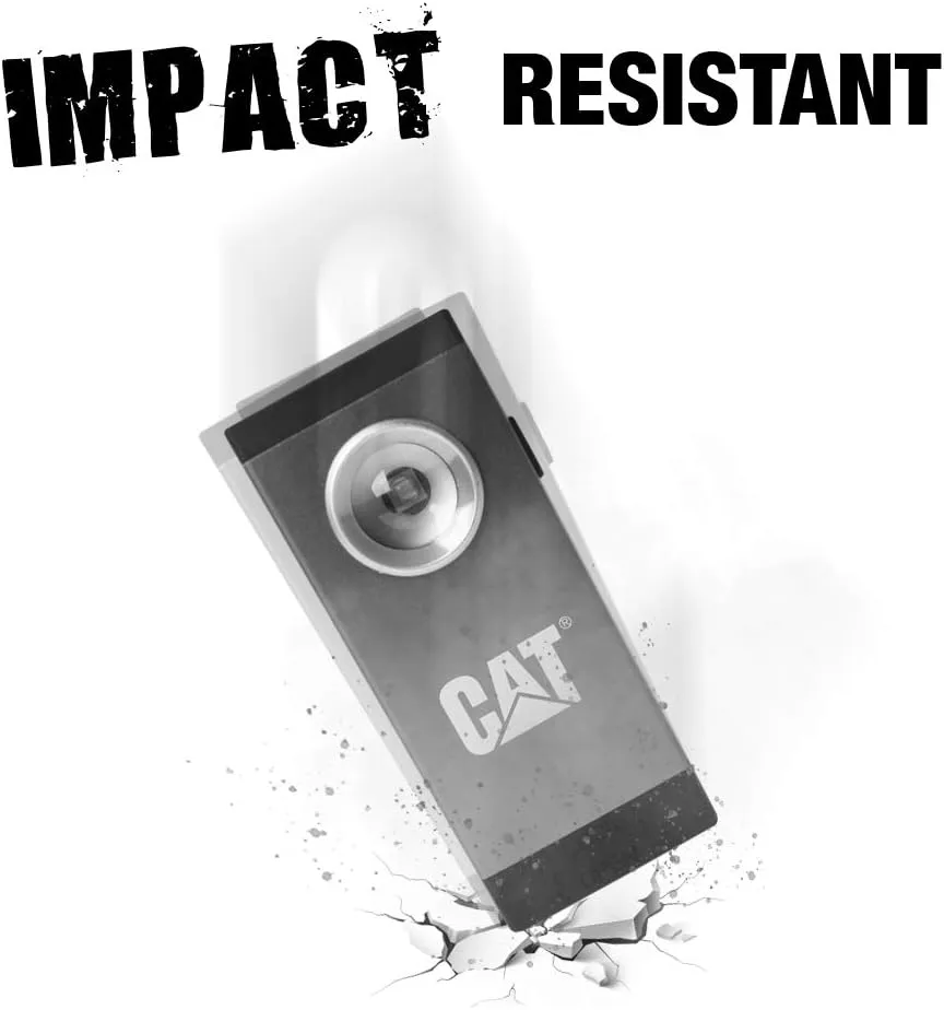 Cat Work Lights Cat CT5115 Gun Metal 200 lm Rechargeable Pocket Spot Light with Magnetic Base