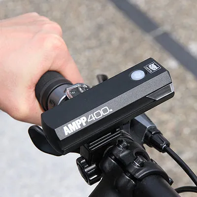 CatEye AMPP 400 Light Set - Rechargeable (front and back lights); Free Shipping Worldwide