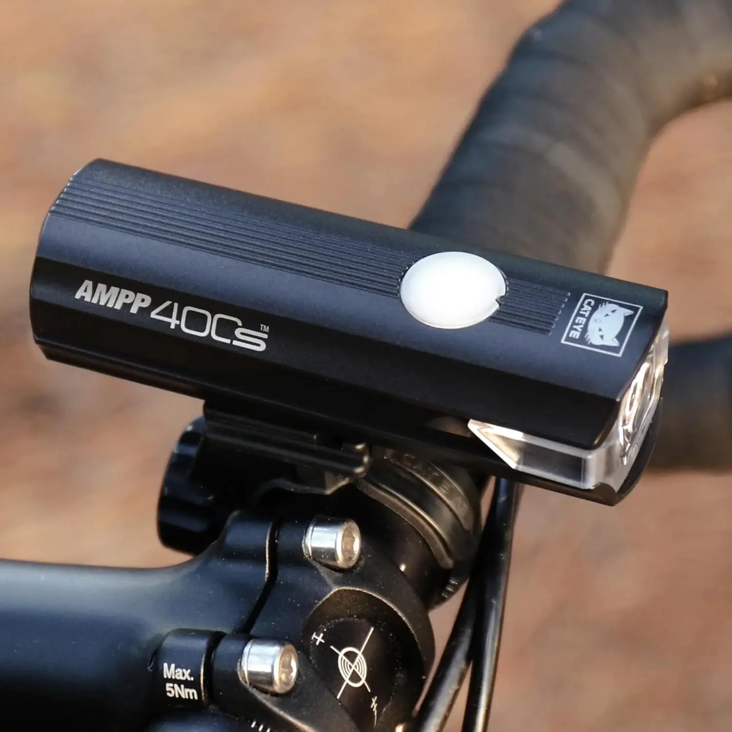 CATEYE AMPP USB Rechargeable Bike Light – High Visibility Super Bright OptiCube™ Headlight for Commuters, Road Cyclists & Mountain Bikers, Day & Night Riding Modes, IPX4 Waterproof, Tough & Durable