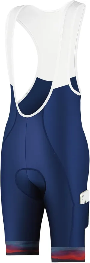 CEROTIPOLAR Cycling Bibs Men, Long Riding Pad Bicycle Biking Bib Shorts UPF50 