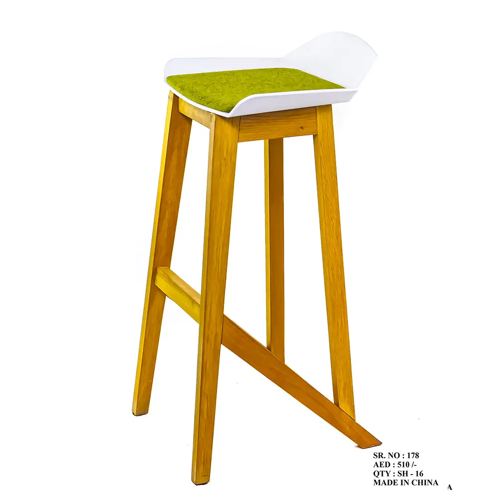 Chair Cafe Wooden With Fold Back