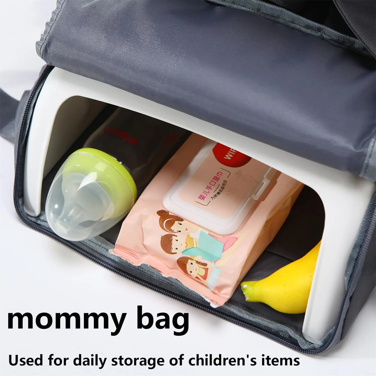 Chair Pad to Raise Seat Height, Dining Table Chair Seat Protector, Large Capacity Mommy Bag Shoulder Diaper Bag (Dinosaur,Standard)