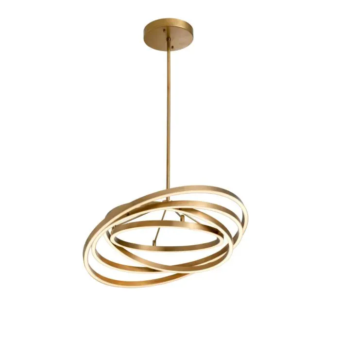 Chandelier Cassini - Antique Brass Finish