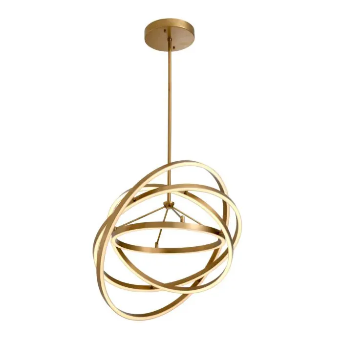 Chandelier Cassini - Antique Brass Finish