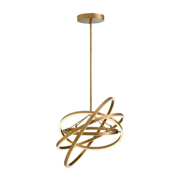 Chandelier Cassini - Antique Brass Finish