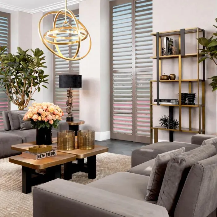 Chandelier Cassini - Antique Brass Finish