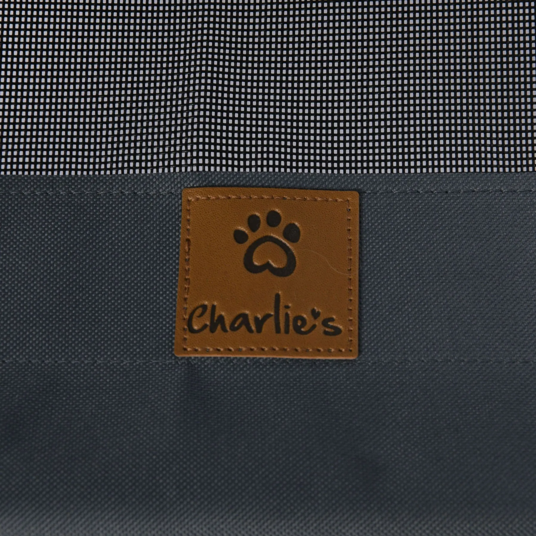 Charlie's Elevated Dog Bed With Tent Grey Medium