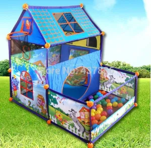 Child Sunshine Villa oversized princess indoor great ocean ball pool baby toy game house tent with ball