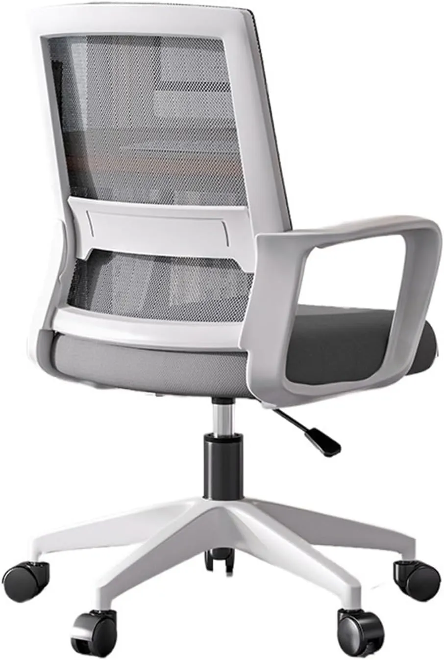 Classic Ergonomic Office Chair with Wheels Mesh Backrests Swivel Task Chair Desk Chair for Man Woman Desk Task Chair(Gris)