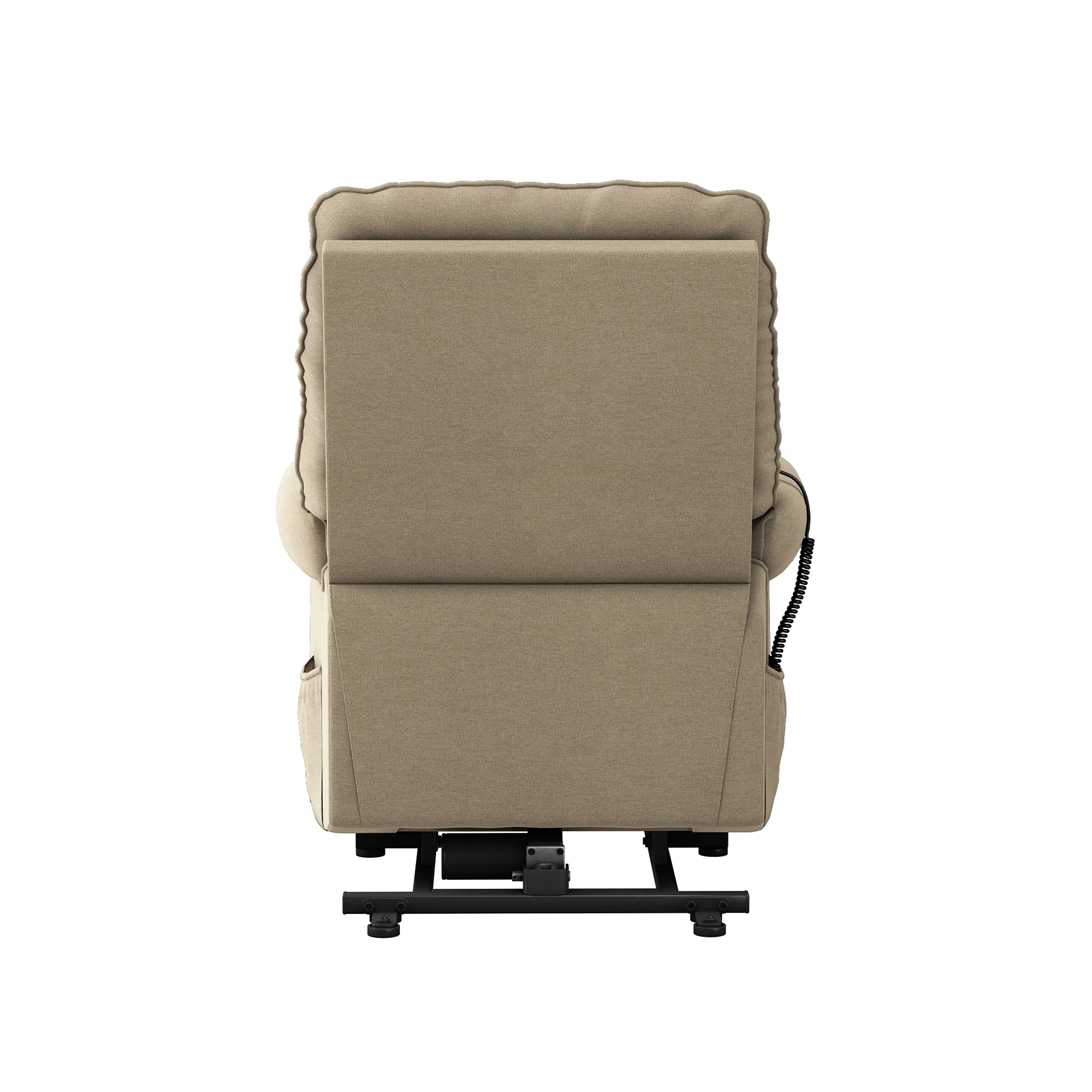 Cleavenger Power Recline and Lift Button-Tufted Chair