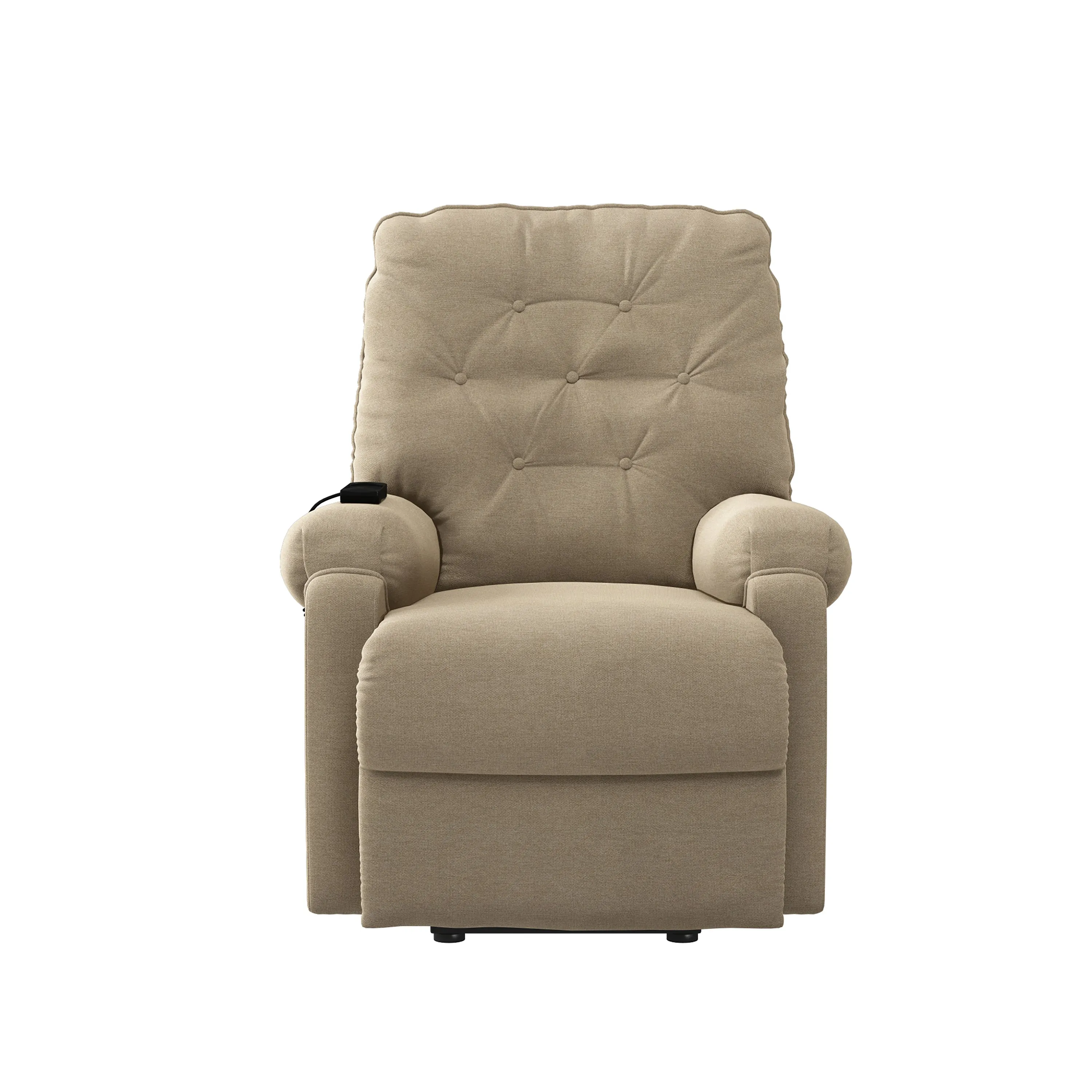 Cleavenger Power Recline and Lift Button-Tufted Chair