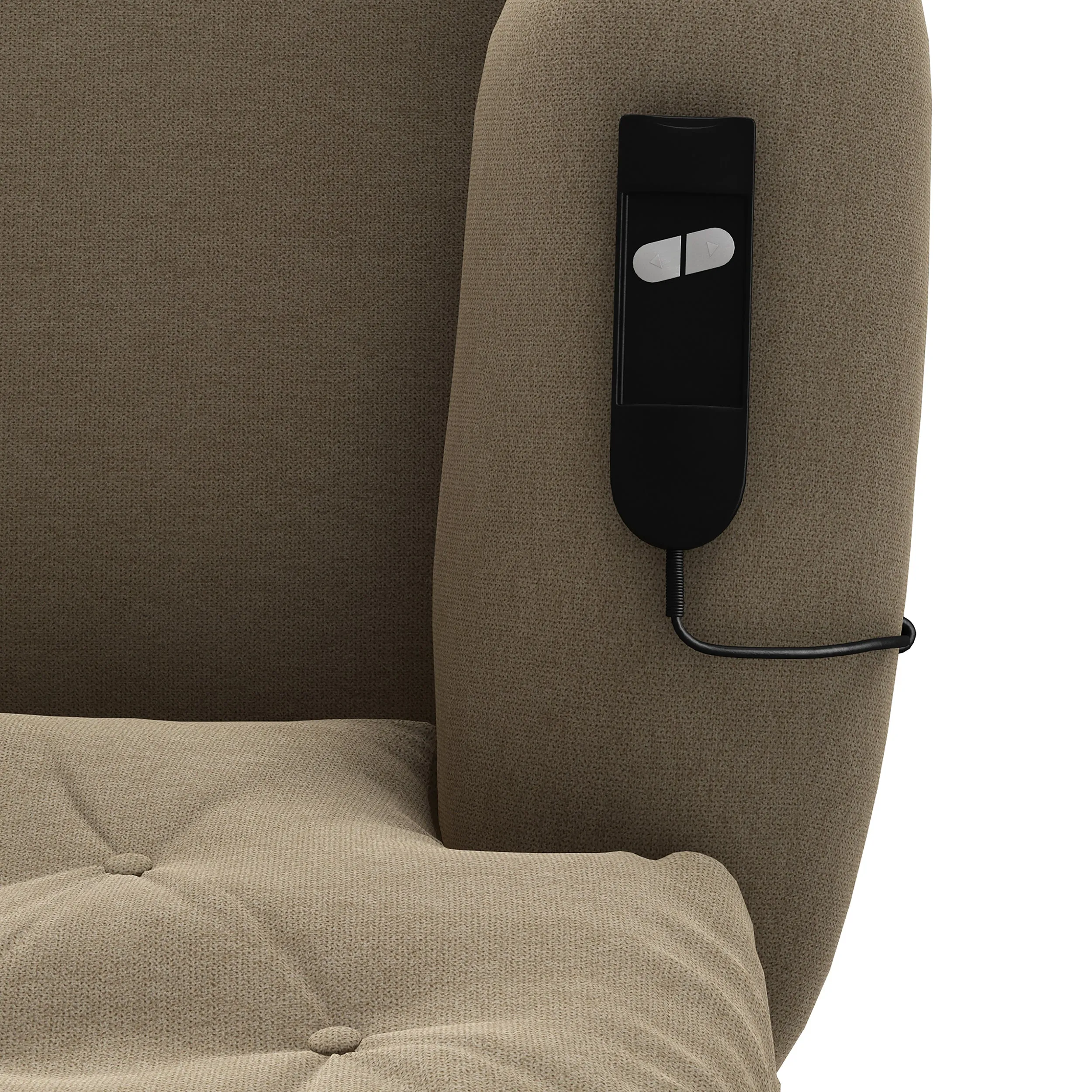 Cleavenger Power Recline and Lift Button-Tufted Chair
