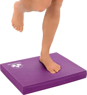 Clever Yoga Balance Pad - Foam Balance Pad for Exercise, Pilates & Workout, Non-Slip Thick Foam Base & Physical Therapy Equipment for Strength & Stability Training
