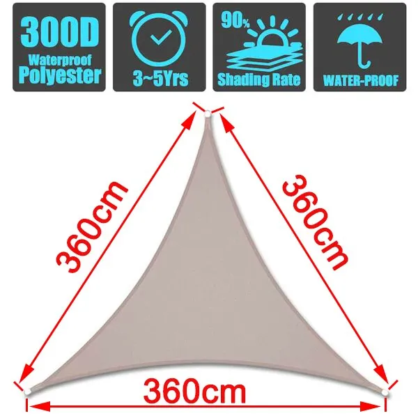 cloth garden 300D cover sunscreen canvas outdoor waterproof awning shade Oxford anti-UV awning Summer rain courtyard Dependable Supportive policies