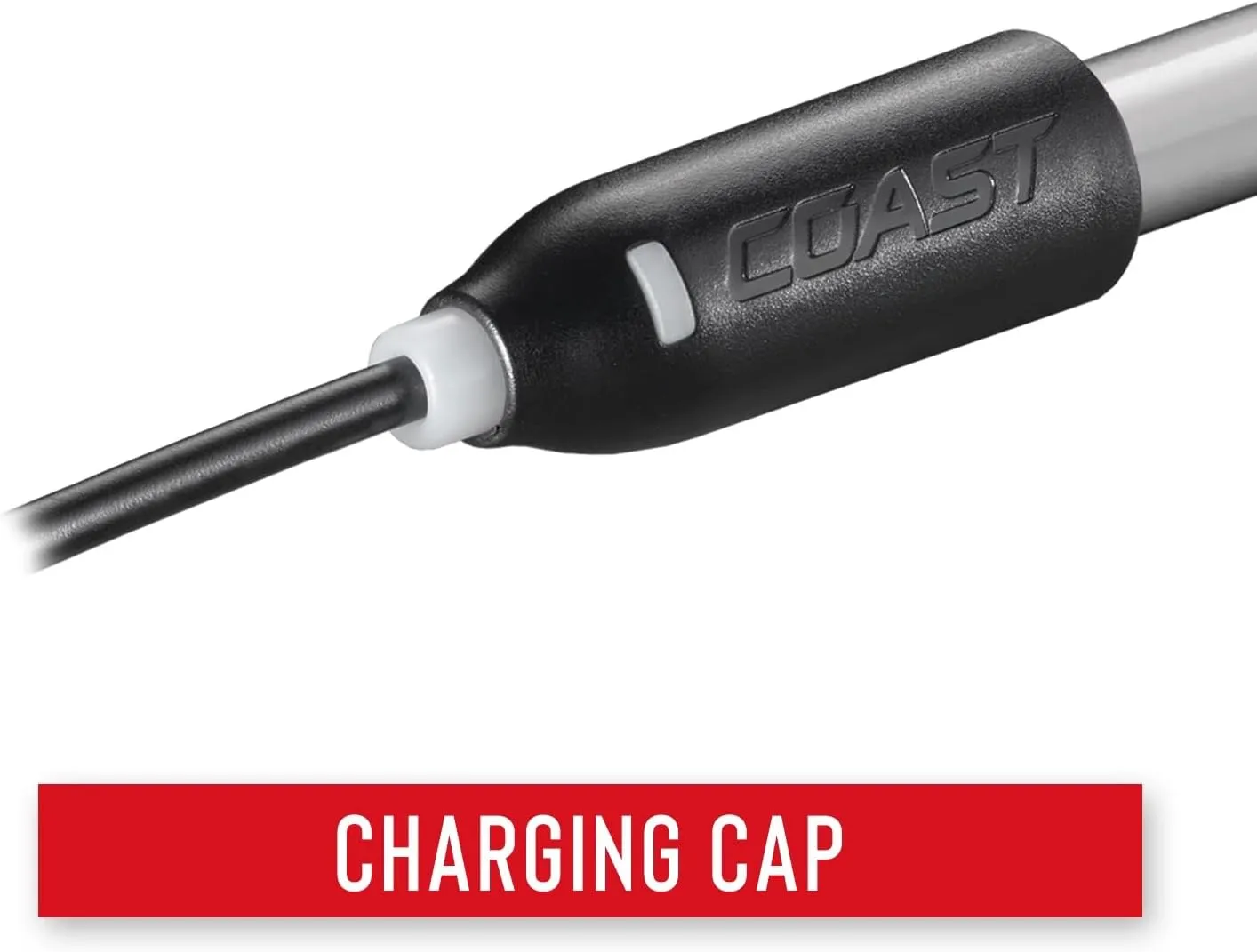 COAST® A9R 54 Lumen Rechargeable Inspection Beam LED Penlight with Flex Charge and Charging Cap, Silver